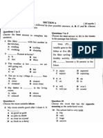 English Paper 1 Test