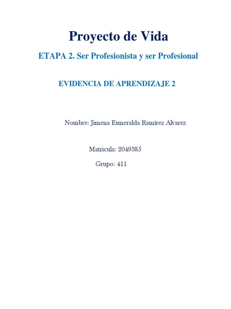 Jera Ev2 PDV | PDF | Crecimiento personal y profesional | Relaciones ...
