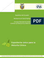 Expediente Unico para La Historia Clinic