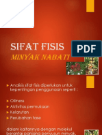 SIFAT FISIS Minyak Nabati
