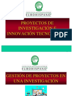 Gestion de Proyectos de I D I