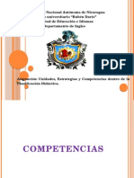 Didactica Competencias Estrategias y Unidades Que Comforman La Planificacion Didactic A.