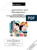 QRT2 Module in Organization Management