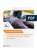 Recommandations PSC1 - Février 2022