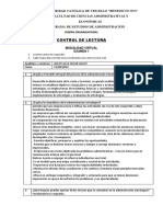 Control de Lectura - Administración Estratégica - Oscar Ascoy