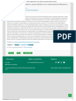 Síndrome metabólico, diabetes y estrés oxidativo en la enfermedad de Alzheimer y Parkinson_