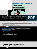 b1-t1-s1. Elementos de Los Textos Argumentativos