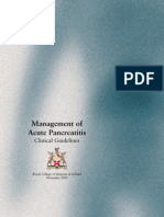 Management of Acute Pancreatitis: Clinical Guidelines