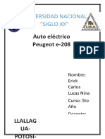 Auto Electrico Peugeot