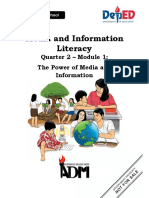 Quarter 2 Module 1: The Power of Media and Information