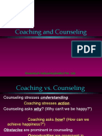 Coaching Counseling