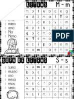 Sopa de Letras Silabas