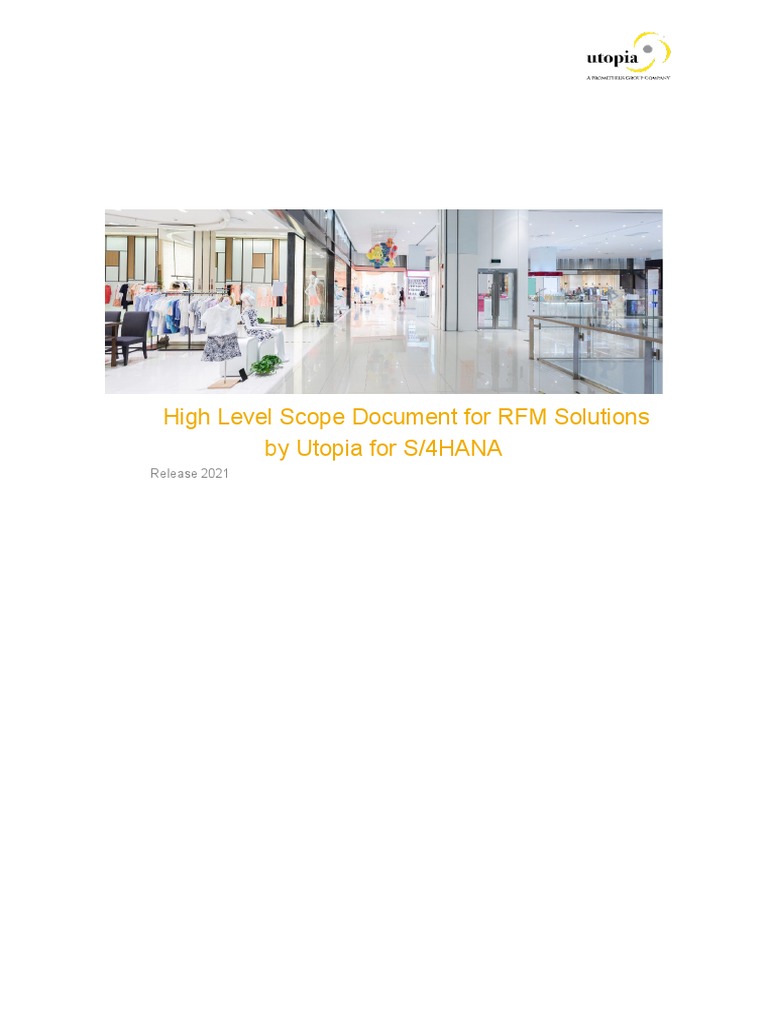 UGI RFM 2021 HighLevelScopelist S4H | PDF | Logistics | Image Segmentation