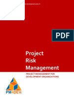 PM4DEV Project Risk Management