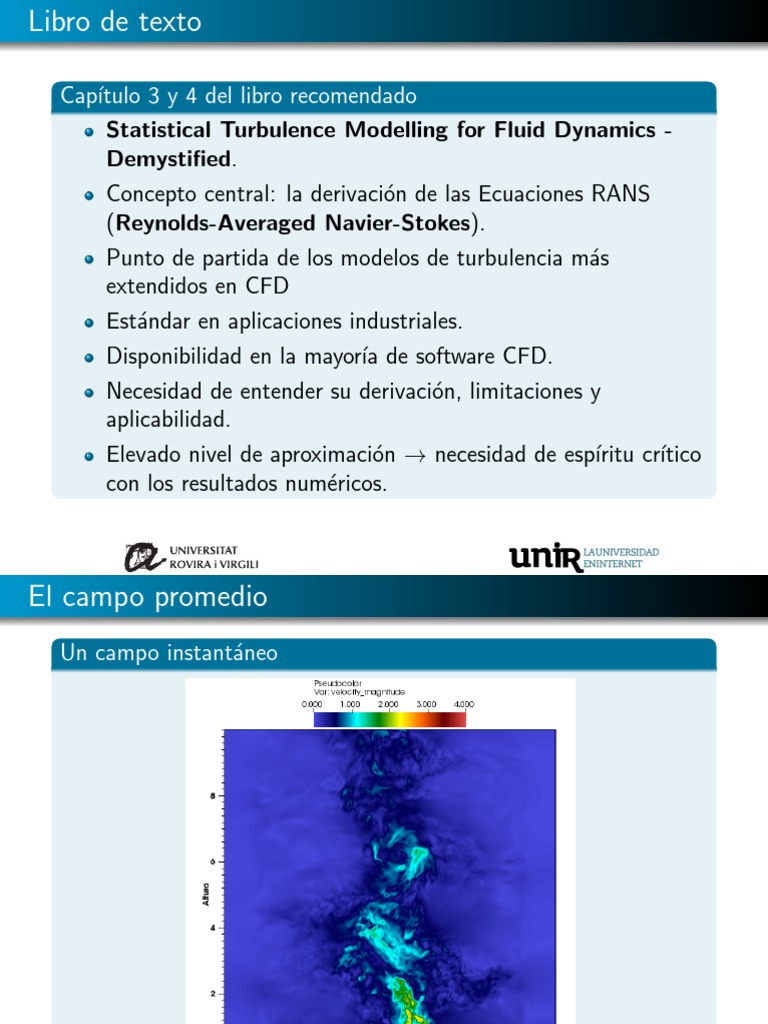 Derivación de Ecuaciones RANS en CFD | PDF | Turbulencia | Viscosidad