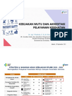 KEBIJAKAN MUTU DAN AKREDITASI PD Sos IKP, Edit Taufiq 18 Sept 2021