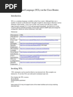 Download TCL and the Cisco Router by Alphonse Safari SN59393909 doc pdf