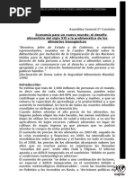 Economía para un nuevo mundo el desafío alimenticio del siglo XXI y la problemática de los alimentos transgénicos
