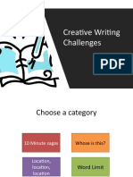 Creative Writing Challenges