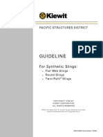 Guideline: For Synthetic Slings