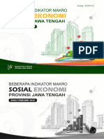 Beberapa Indikator Makro Sosial Ekonomi Provinsi Jawa Tengah Edisi Februari 2022