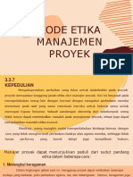 4.a. Kode Etika Manajemen Proyek