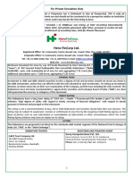 Disclosure Document Series HFCL-NCD-007 (Nov 15)