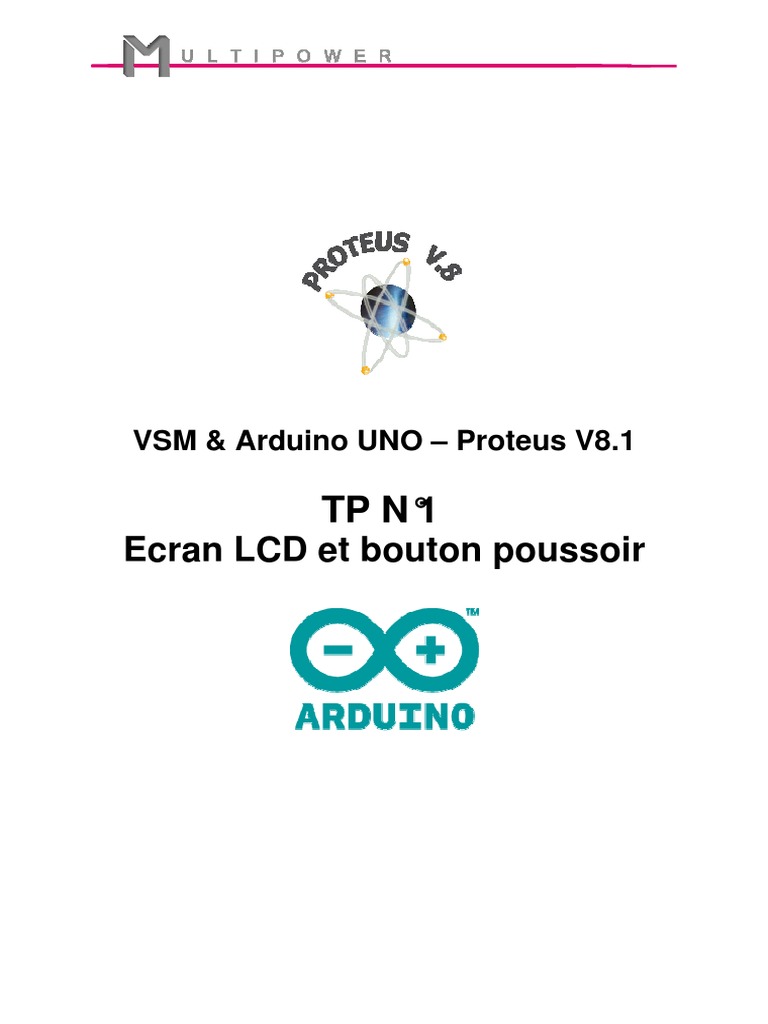 TP Arduino Ecran LCD Et Bouton Poussoir | PDF | Arduino | Logiciel
