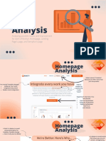 Homepage, Landing Page & Semplice Site Analysis