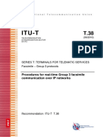 ITU-T T.38 Facsimile over IP