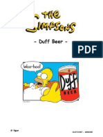 The Simpsons - Duff Beer