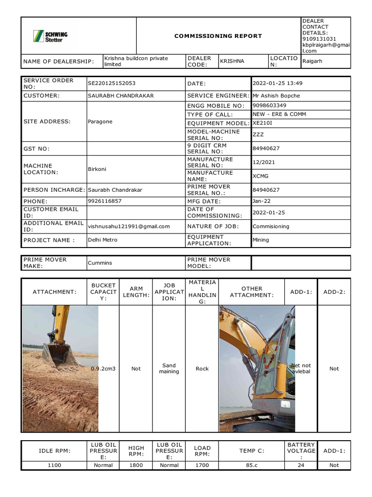 Delhi Metro Equipment Commissioning Report | PDF | Computer Engineering ...