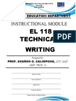 Module Technical Writing 2nd Sem 2021