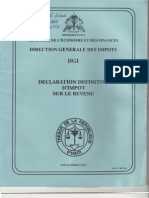 Declaration Définitive D'impot Sur Le Revenu - Daniel Gérard Rouzier