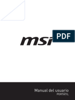 Manual Msi Prestige 14
