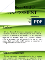 Portfolio Assessment