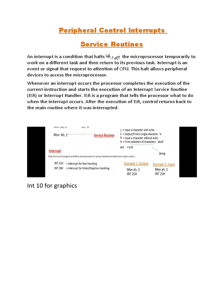 Understanding Peripheral Control Interrupts | PDF | Science ...
