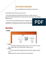 8-Stack and Its Operation