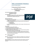 TM 102 Essentials of Tribal Government