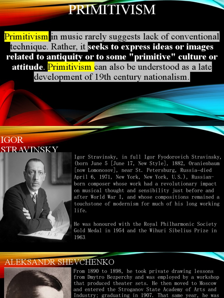 Primitivism in Music and Art | PDF | Art Movements | Modern Art