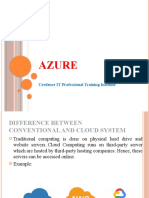 Azure Cloud Computing Services and Tools Comparison