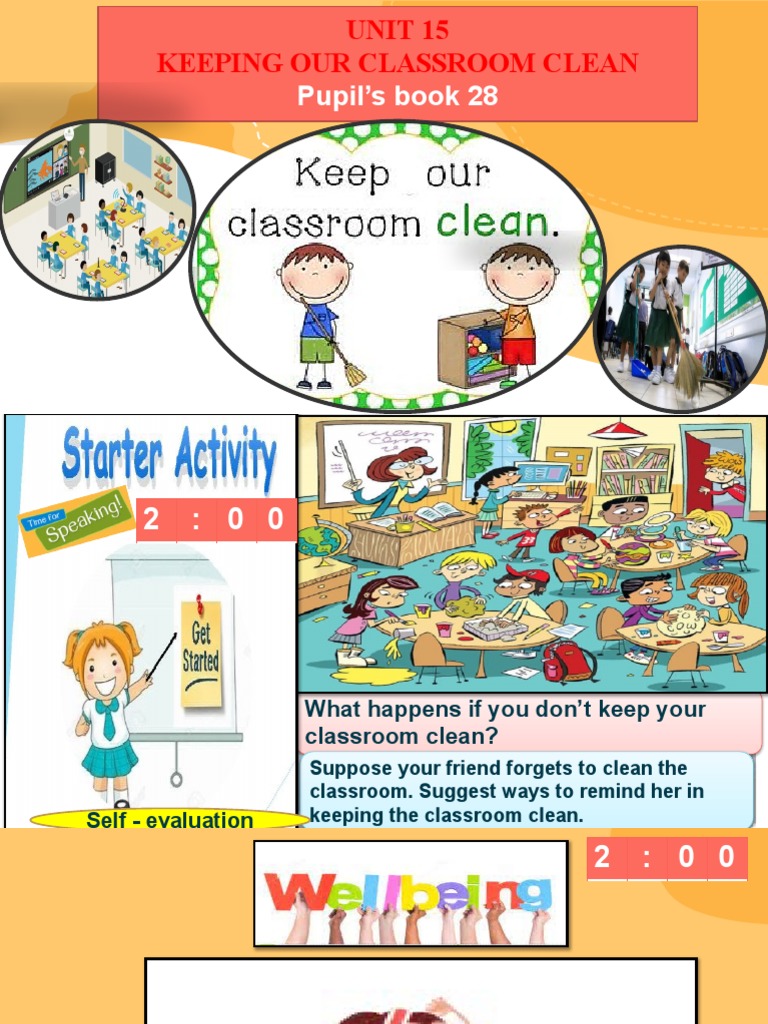 Keeping Our Classroom Clean | PDF | Classroom | Cognition