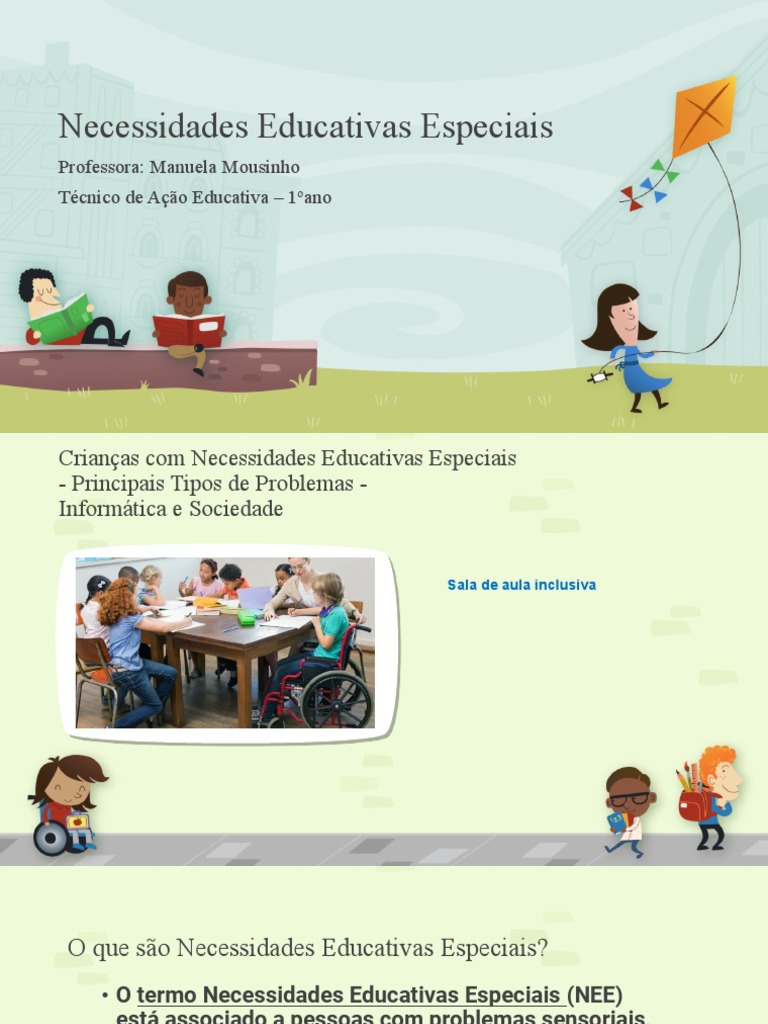 Tipos de Necessidades Educativas Especiais | PDF | Síndrome de Asperger ...