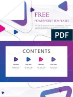 Gradient Triangle Business PPT Templates