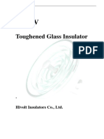 Cat. IV Toughened Glass Insulator