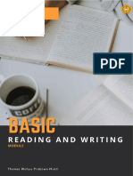 Modul Basic Reading and Writing - 20 08 2021