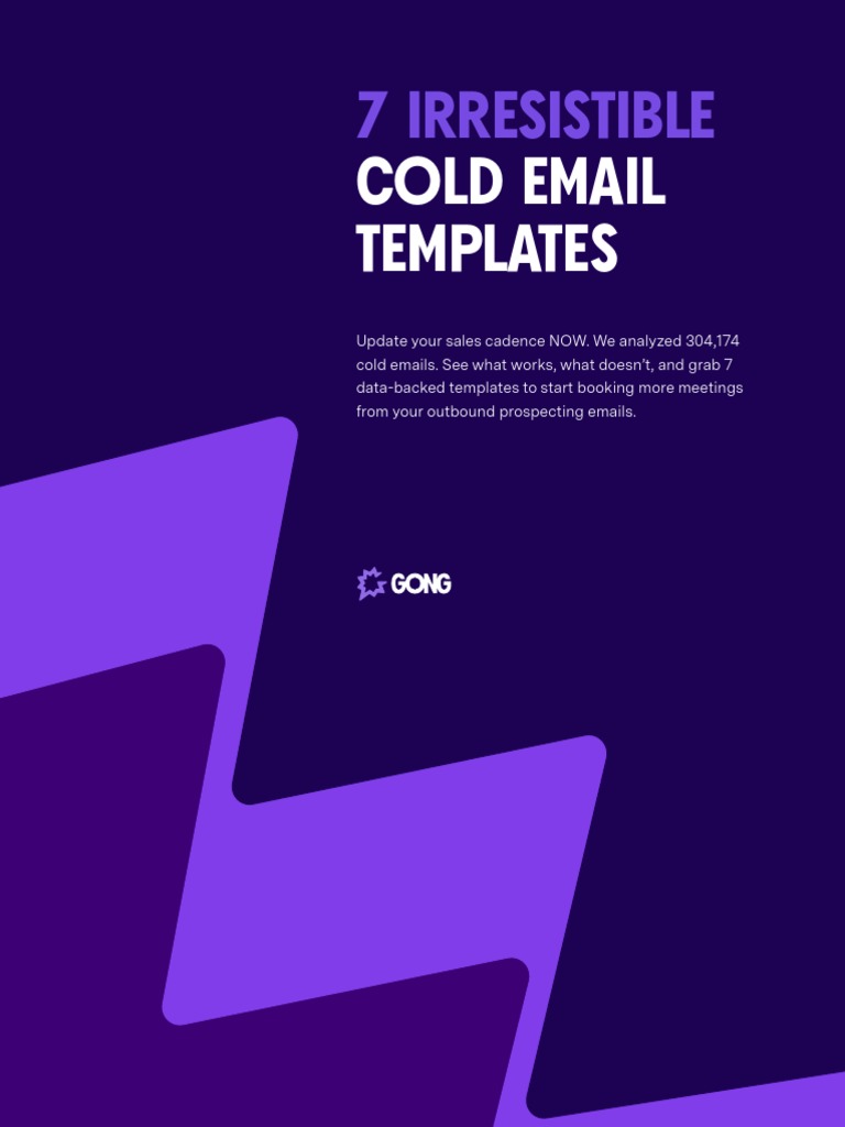 Cold Email Templates | PDF | Insight