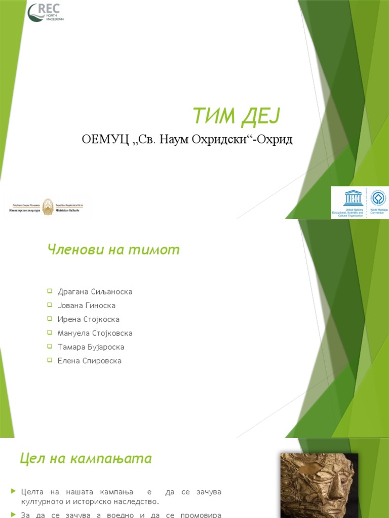 презентација за тимови | PDF