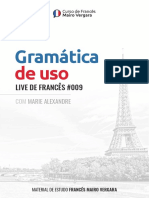 Live de Francês 009 - Gramática de Uso PDF para Celular