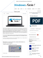 Modifier Un Mot de Passe Windows Perdu _ WindowsFacile.fr